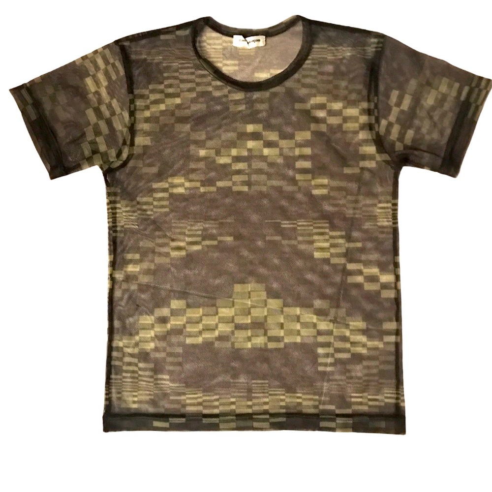 Comme des garcons mesh shirt